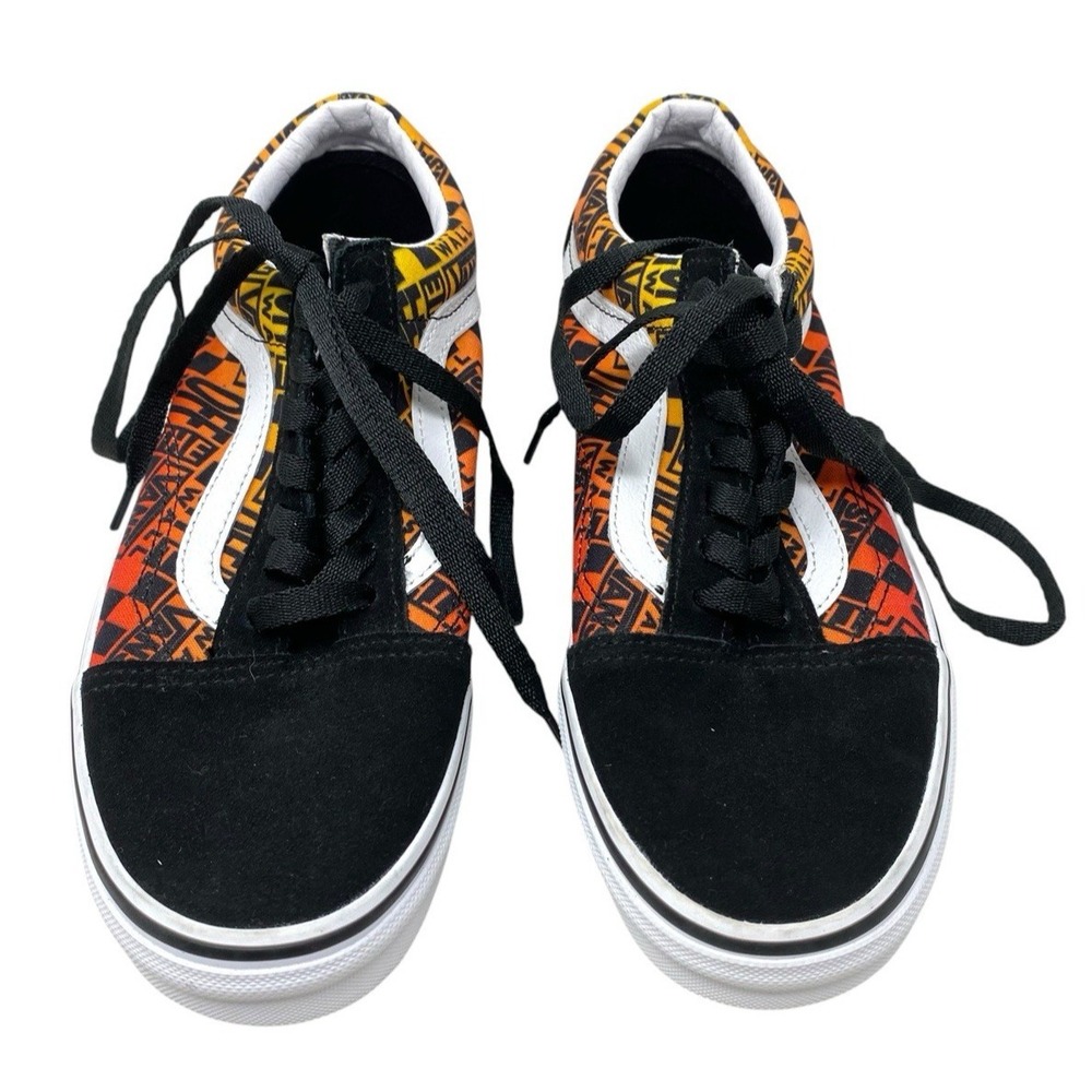 VANS Old Skool Logo Flame Sneakers Adult Unisex Men Size 6 Low Top Skater W 7.5 - Picture 2 of 8